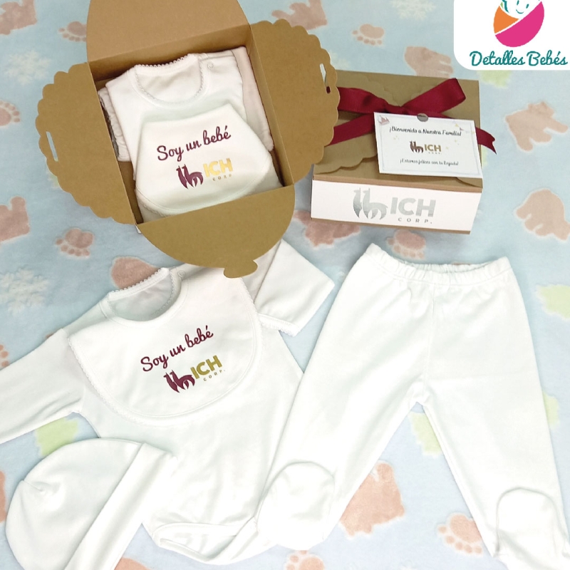 Ajuar de Regalo para Bebes - 4 piezas - Ajuar Bebe Dormilon